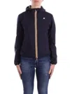 K-way Coats In Blu Depth Blu