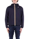K-way Coats In Blu Depth Blu