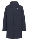 K-way Thomas Warm Ottoman Down Jacket In Blue