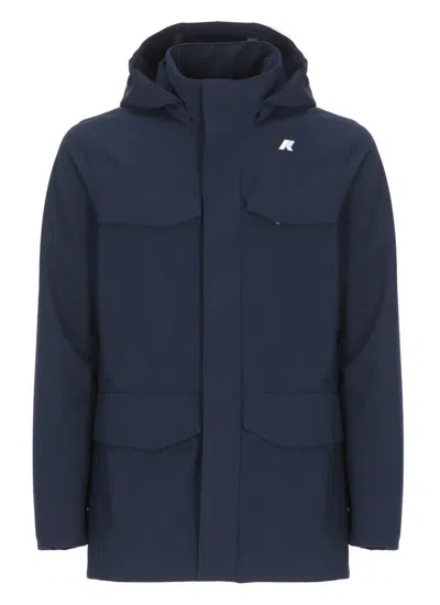 K-way Coats In Blue