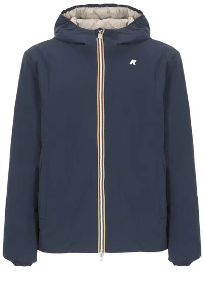 K-way Coats In Blue