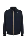 K-way Coat  Men Color Blue In Blue
