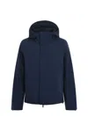 K-way Jacken Bonded Padded Down Jacket In Blue