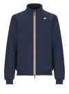 K-way Arsene Bonded Jersey Clothing In Blue