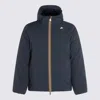 K-way Insulated Jackets With Hood And Pockets In Blue