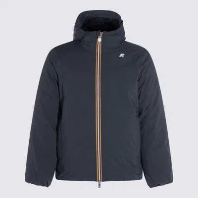 K-WAY COATS BLUE AIRFORCE-BLUE DEPTH