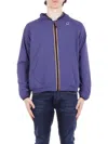 K-way Coats Blue In Blu Blu E Verdi