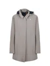 K-way Coats In Gray