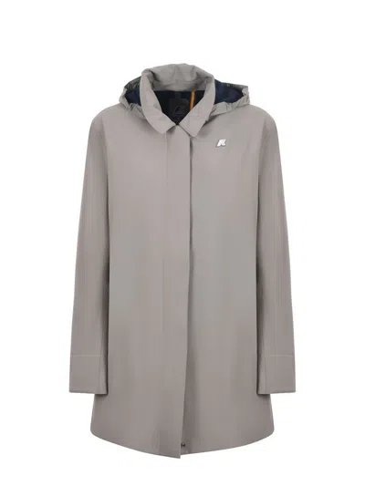 K-way Coats In Gray