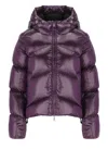 K-way Ninev Crystal Thermo Heavy Jacket In Purple