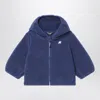 K-way Cobalt Blue Fleece Hoodie In Blue