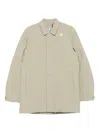 K-way Collared Padded Coat In Neutral