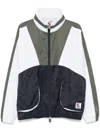 K-way Colour-block Jacket In Blue