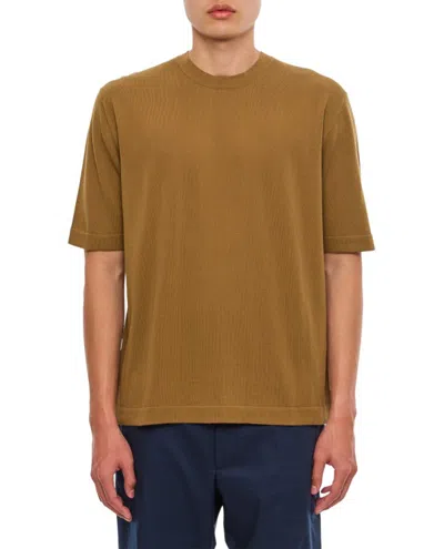 K-way T-shirt With Round Neck And Short Sleeves In Green