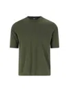 K-way Neckline Crew Short Sleeves In Green