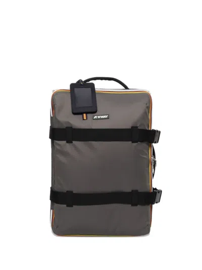 K-way Compact Grey Suitcase In Gray