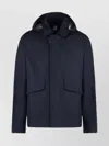 K-way Cotton-linen Blend Jacket With Adjustable Hem