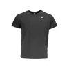 K-way T-shirt With Logo In Technical Fabric In Black