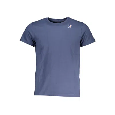 K-way Cotton Men's T-shirt In Blue