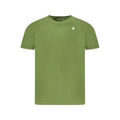 K-way Green Cotton Men T-shirt