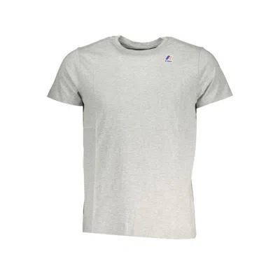 K-way Cotton Men's T-shirt In Gray