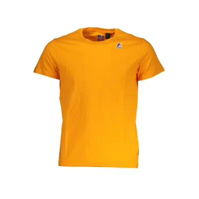 K-way Cotton Men's T-shirt In Orange