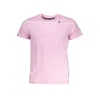 K-way Cotton T-shirt With Logo In Pink