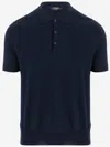 K-way K Way Pleyne Blue Cotton Polo Shirt In Blue