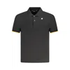 K-way Black Cotton Polo Shirt