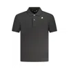 K-way Black Cotton Polo Shirt