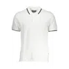 K-way Chic White Contrast Detail Polo Shirt