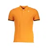 K-way Vibrant Orange Contrast Detail Polo In Orange