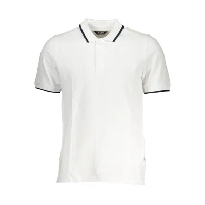 K-way Cotton Polo Men's Shirt In White