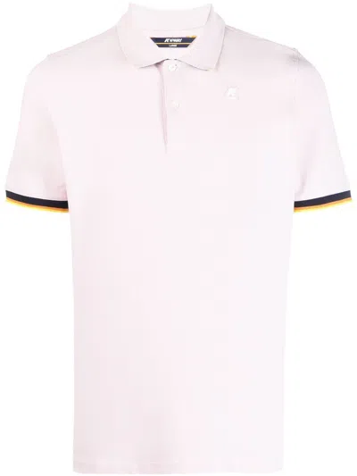 K-way T-shirts And Polos Pink In Bianco