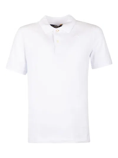 K-way Cotton Polo Shirt In White