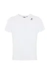 K-way Cotton T-shirt With Logo In White