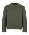 K-way Perruel Cotton Cashmere Regular-fit. Felpa Girocollo Realizzata Con Un Morbido Blend Di Cotone E Cas In Green