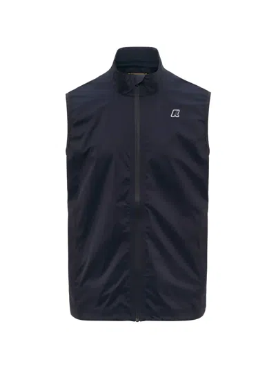 K-way Croixer Gilet In Blue