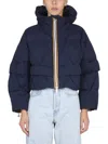 K-way Cropay Down Jacket 2.1 In Blue