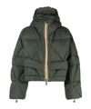 K-way Cropey 2.1 Amiable Puffer Jacket In Green
