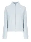 K-way Cyrielle Zip-front Sweartshirt In Blue