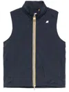 K-way Blue 'valen' Vest In Blue