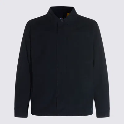 K-way Dark Blue Shary Corduroy Casual Jacket In Black