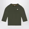 K-way Dark Green Cotton Elmette T-shirt
