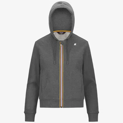K-way Deline Fleece Peach In Gray