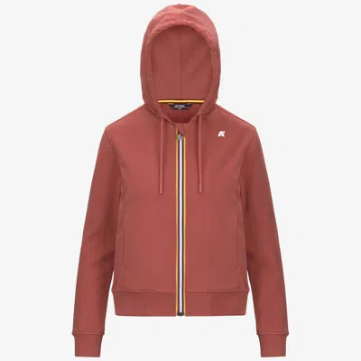 K-way Deline Fleece Peach In Orange