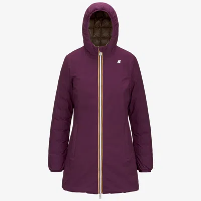 K-way Denise St Thermo Reversible In Purple