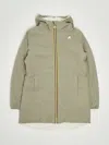 K-way Denise St Warm Double Jacket Jacket In Green