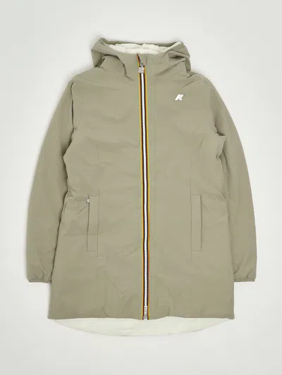 K-way Kids' Denise St Warm Double Jacket Jacket In Green