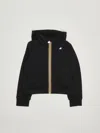 K-way Berenger Hoodie Black In Black